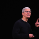Apple CEO Tim Cook speaks on-stage during a product launch event at Apple’s headquarters in Cupertino, California, on September 10, 2019.